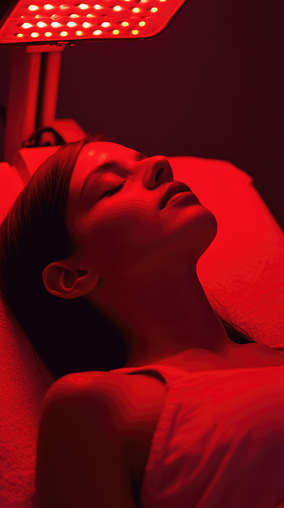 Red or Blue Light Therapy